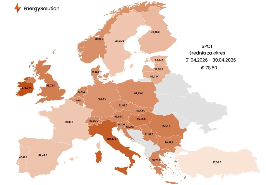 mapa SPOT kwiecień